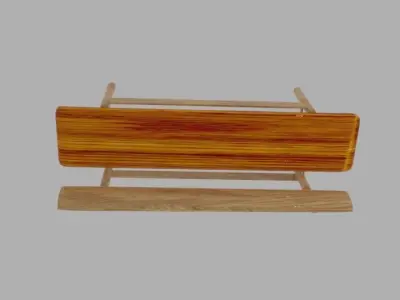 Desk Bench 3D model