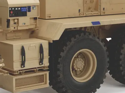 M983 HEMTT Patriot Tractor Truck 3D model