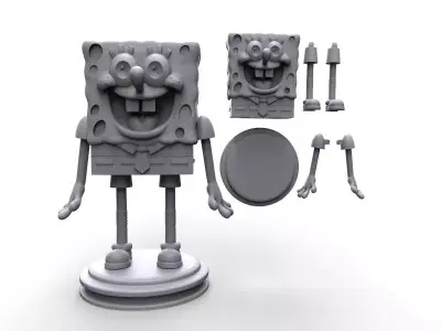 Spongebob squarepants standstill version Free 3D print model