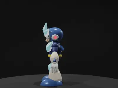 Geminiman Low-poly 3D model