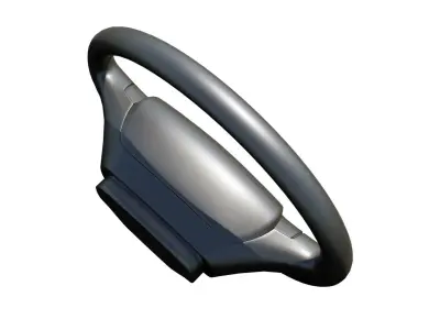 Daihatsu Steering Wheel Low-poly 3D model