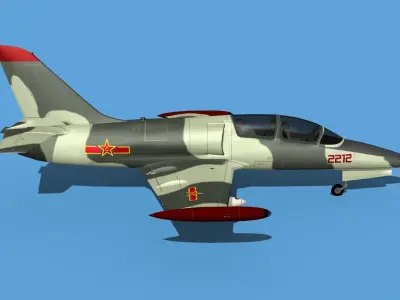 Aero Vodochody L-39C Albatross China 3D model
