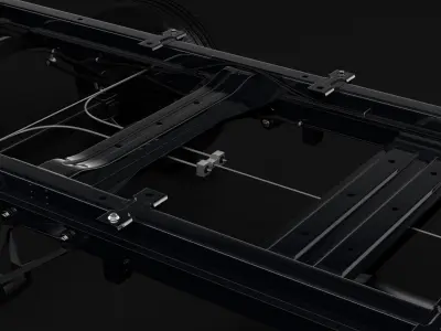 MAN TGE Chassi SingleCab L2 2017 3D model