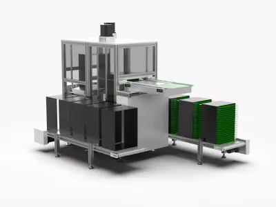 Automatic Feeding and Separating Board Machine 3D model