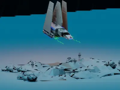 Star Wars Free low-poly 3D model