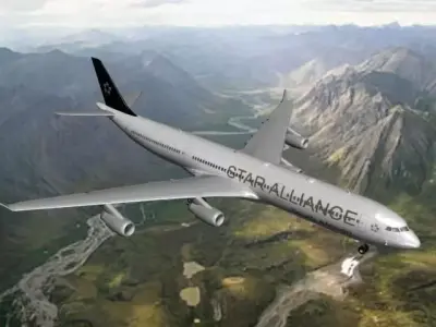 Airbus A340-600 Star Alliance 3D model