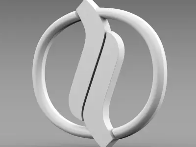 Nissan Diesel Trucks logo 3D model