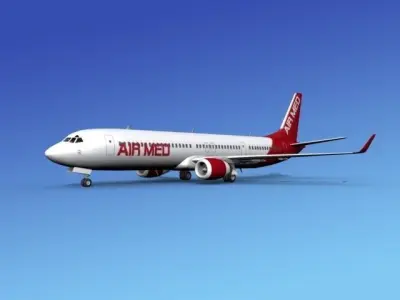 Boeing 737-900ER Air Med 3D model