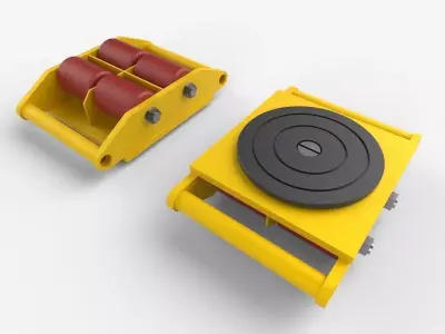 Industrial Mover M1 Low-poly 3D model
