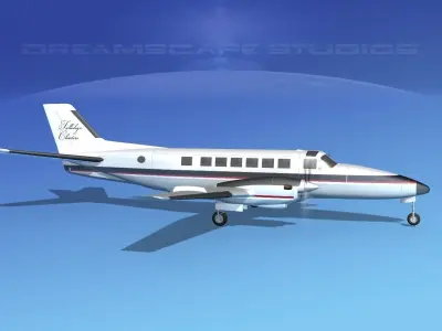 Beechcraft B99 Talladega 3D model