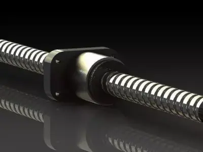 ball bearing power screw Free 3D model