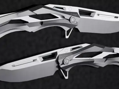 Stylized Knife 3D model