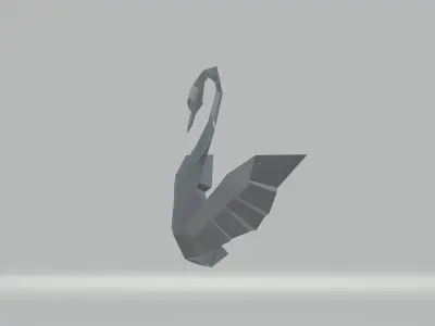 Origami Swan Free 3D print model