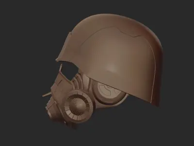 NCR VETERNA FALLOUT HELMET PRINTABLE VERSION STL 3D print model