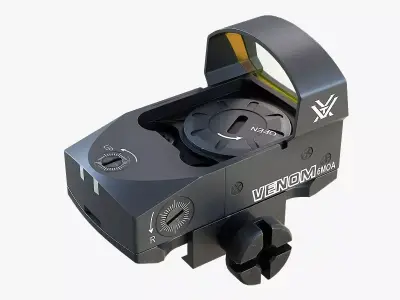 Venom red dot sight Low-poly 3D model purchase