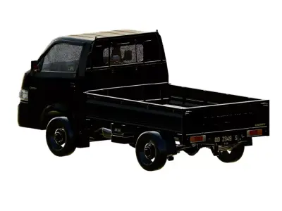 Suzuki Carry - 3D Printable STL Model - Mini Truck 3D print model