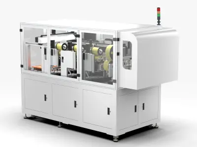 Automatic Glue Cleaning Machine 3D model