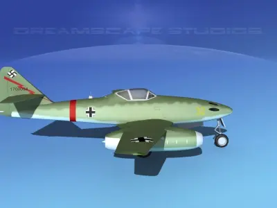 Messerschmitt ME-262A1 Swallow V07 3D model