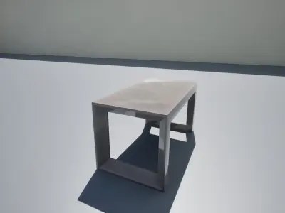 Bench Game Ready Low-poly 3D model