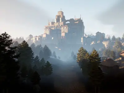 Castle II Environment Pack Low-poly 3D model