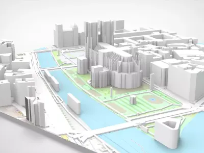 Notre Dame Cathedral Paris France 3D model