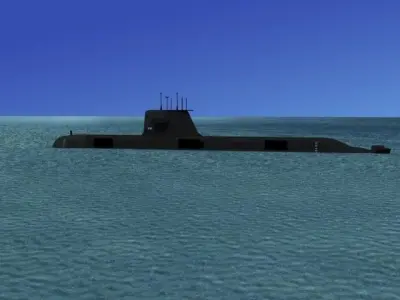 Collins Class HMAS Sheean 77 3D model