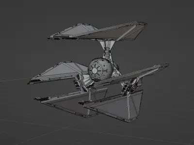 TIE Defender 3D model