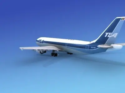 Airbus A-300 TEA 3D model