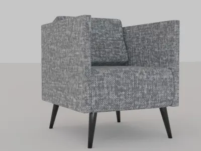 Armchair Free 3D model 5