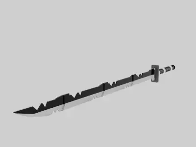 SWORD MODEL Low-poly 3D model 11