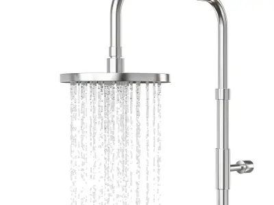 Wall Mounted Shower V4A 3D model