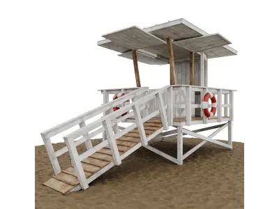 Rescue tower 1 3D model