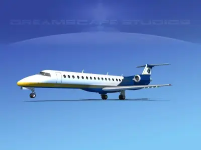 Embraer ERJ-145 Jetworld Connection 3D model