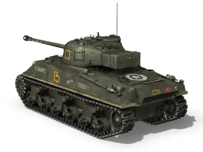 Sherman MK VC Firefly - Dopo Voi 3D model