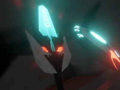 Elder Sword Crown and Shield Low-poly 3D model