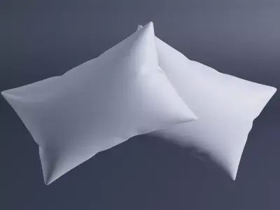 Free Simple Bed Free low-poly 3D model