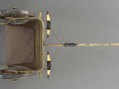 PHOTOREALISTIC EGYPT CHARIOT 3D model