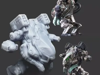 COP-Syky Mech 3D print model
