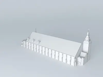 Berck Church of Our Lady of the Sands Free 3D model