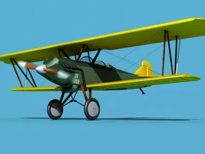 Travelair 2000 V03 3D model
