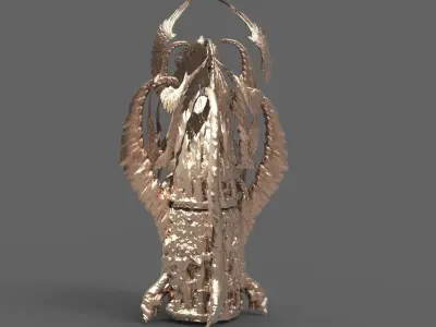 Dantes Elder Demon Obelisk  3D model