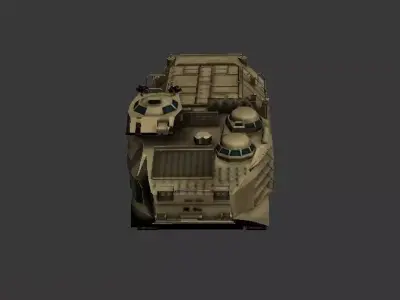 aavp7a1 armoured vehicle Low-poly 3D model