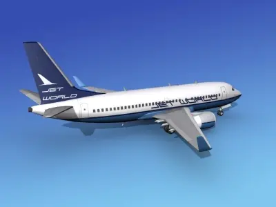 Boeing 737-700ER Jet World 3D model
