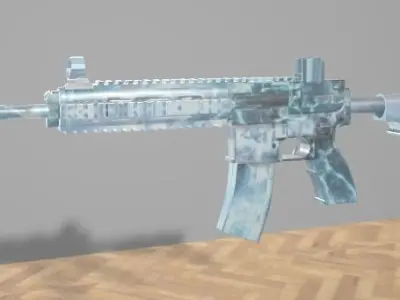 M416 Glacier Skin 3D model