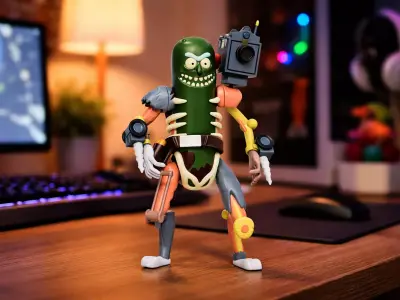 Cartoon Sci Fi Mutant Character Model 3D model