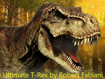 T-Rex t - rex Low-poly 3D model