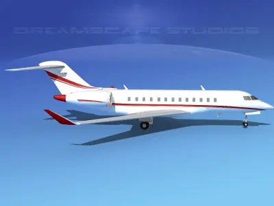 Bombardier Global Express 6000 V11 3D model