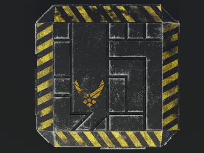 sci fi box 01 Free low-poly 3D model