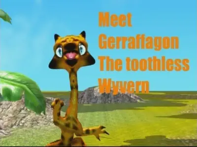 Gerrafagon fbx file Low-poly 3D model