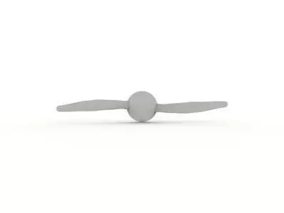 Toy airplane propeller 3D print model